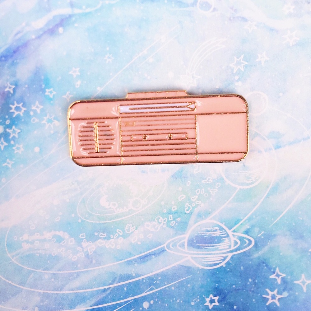 ✨ Pink Boombox Pin ✨